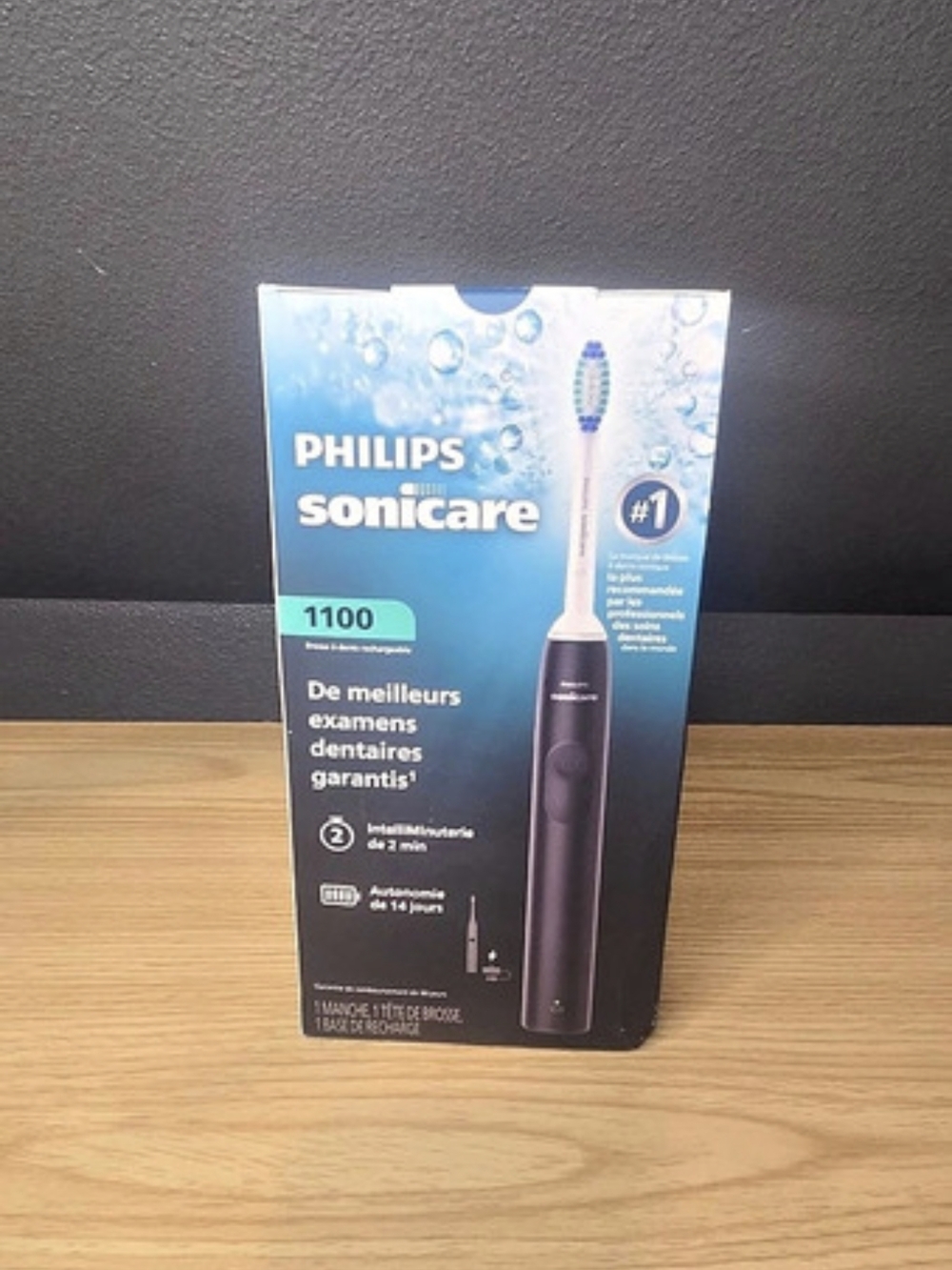 Philips Sonicare 1100 Series Electric Toothbrush HX3641 Blue NWT